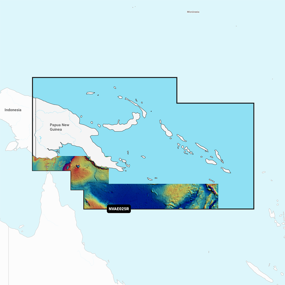 Garmin Navionics Vision+ NVAE025R - Papua New Guinea & Solomon Islands - Marine Chart - Image 2