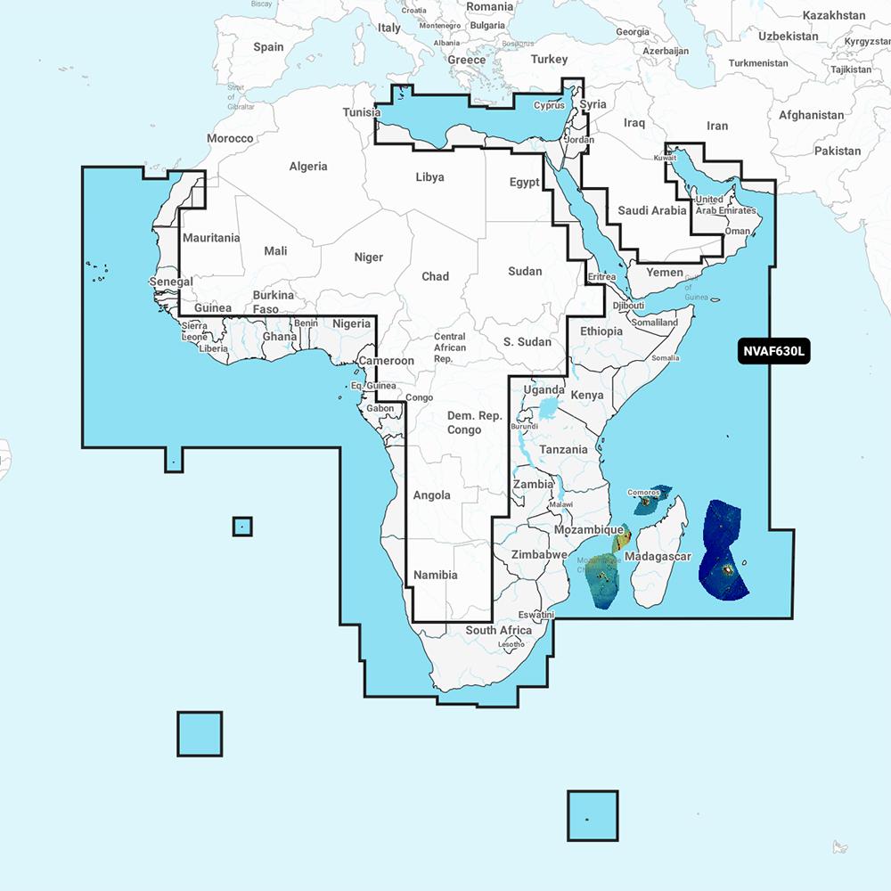 Garmin Navionics Vision+ NVAF630L - Africa & Middle East - Marine Chart - Image 2