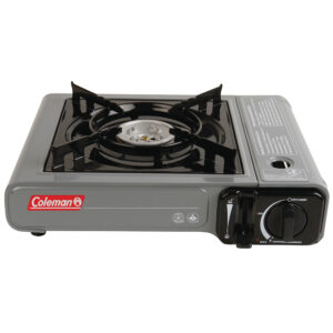 Alternative view of Coleman Table Top 1 Burner Butane Camping Stove - Grey