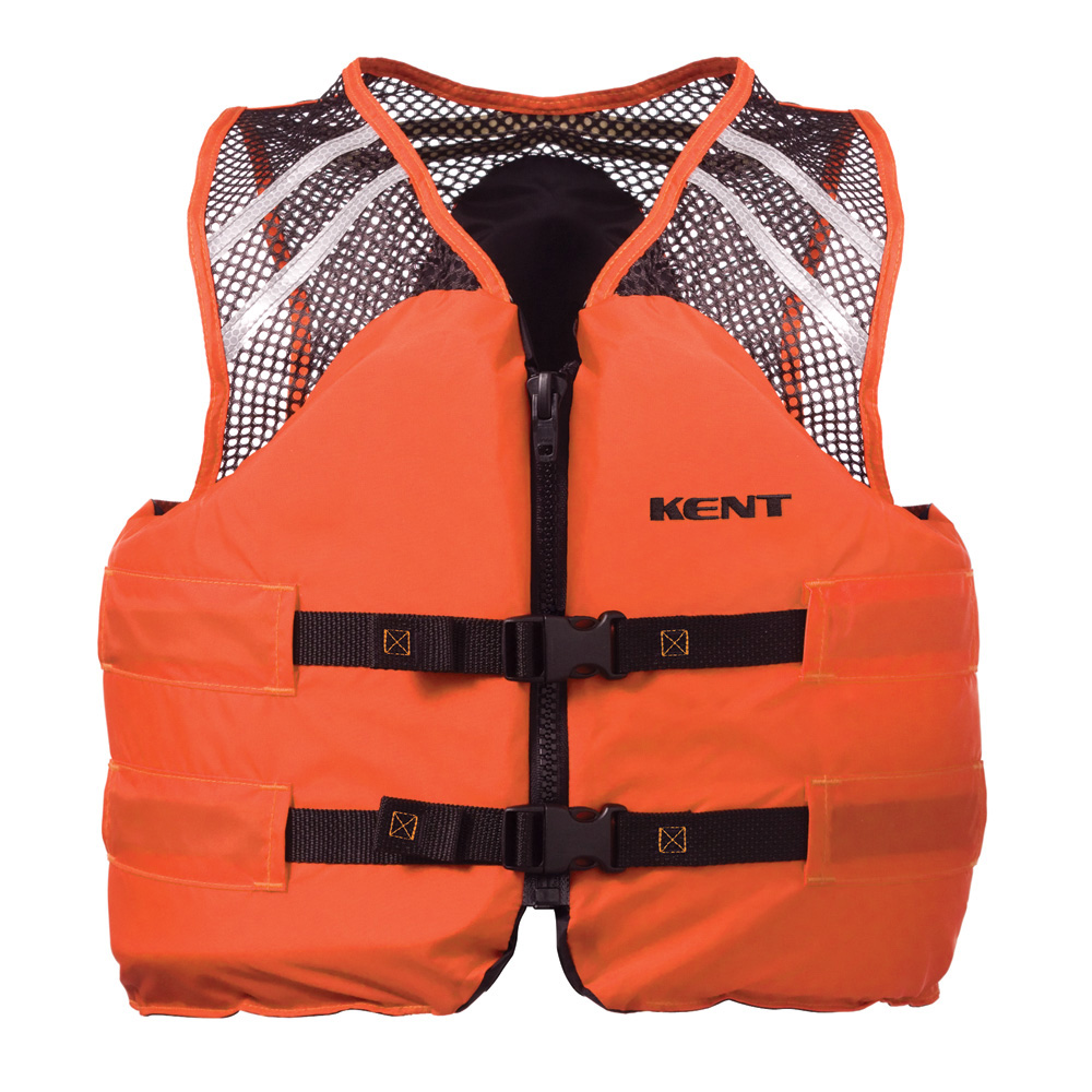 Kent Mesh Classic Commercial Vest - Medium - Orange - Image 2
