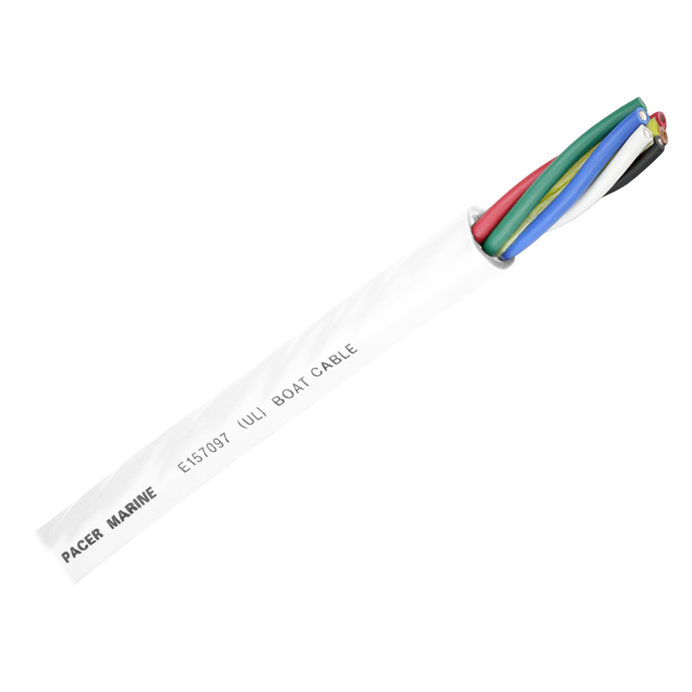 Pacer Round 6 Conductor Cable - 100' - 16/6 AWG - Black, Brown, Red, Green, Blue & White - Image 2