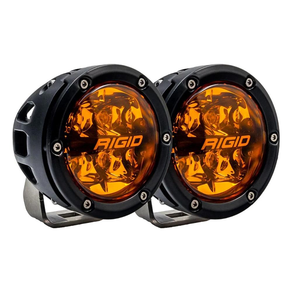 RIGID Industries 360 Series 4" Spot w/Amber Pro Lens - Pair - Image 2