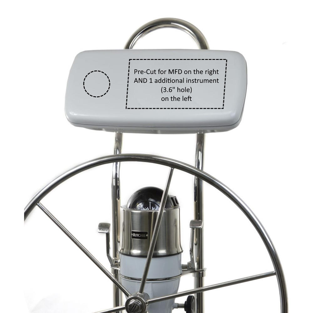 NavPod SystemPod Pre-Cut f/Garmin ECHOMAP Plus/UHD 92sv/93sv/94sv/95sv – Plus One Additional Instrument f/9.5″ Wide Guard - Image 2