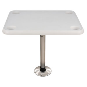 Alternative view of Springfield 16" x 28" Rectangle Table Package - White Thread-Lock