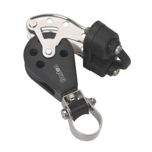 Alternative view of Barton Marine Size 3 Stanchion Lead Block - Single w/Becket & Cam Cleat