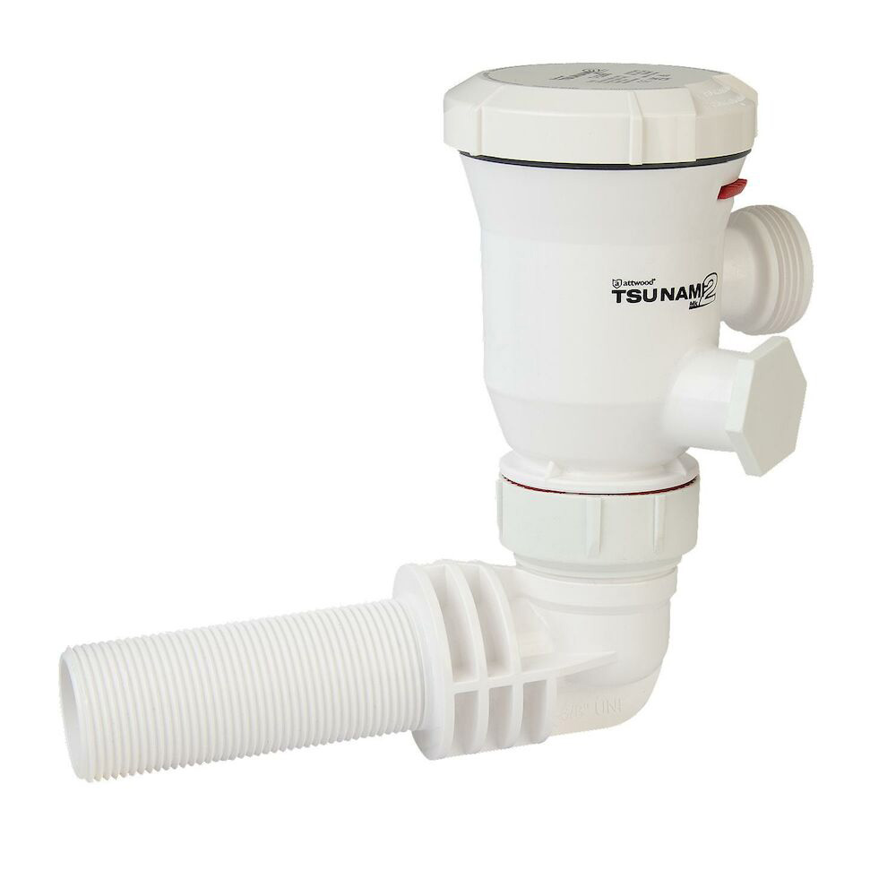 Attwood Tsunami Mk2 T1200 Aerator - 12V - 90-Degree Inlet - Image 3
