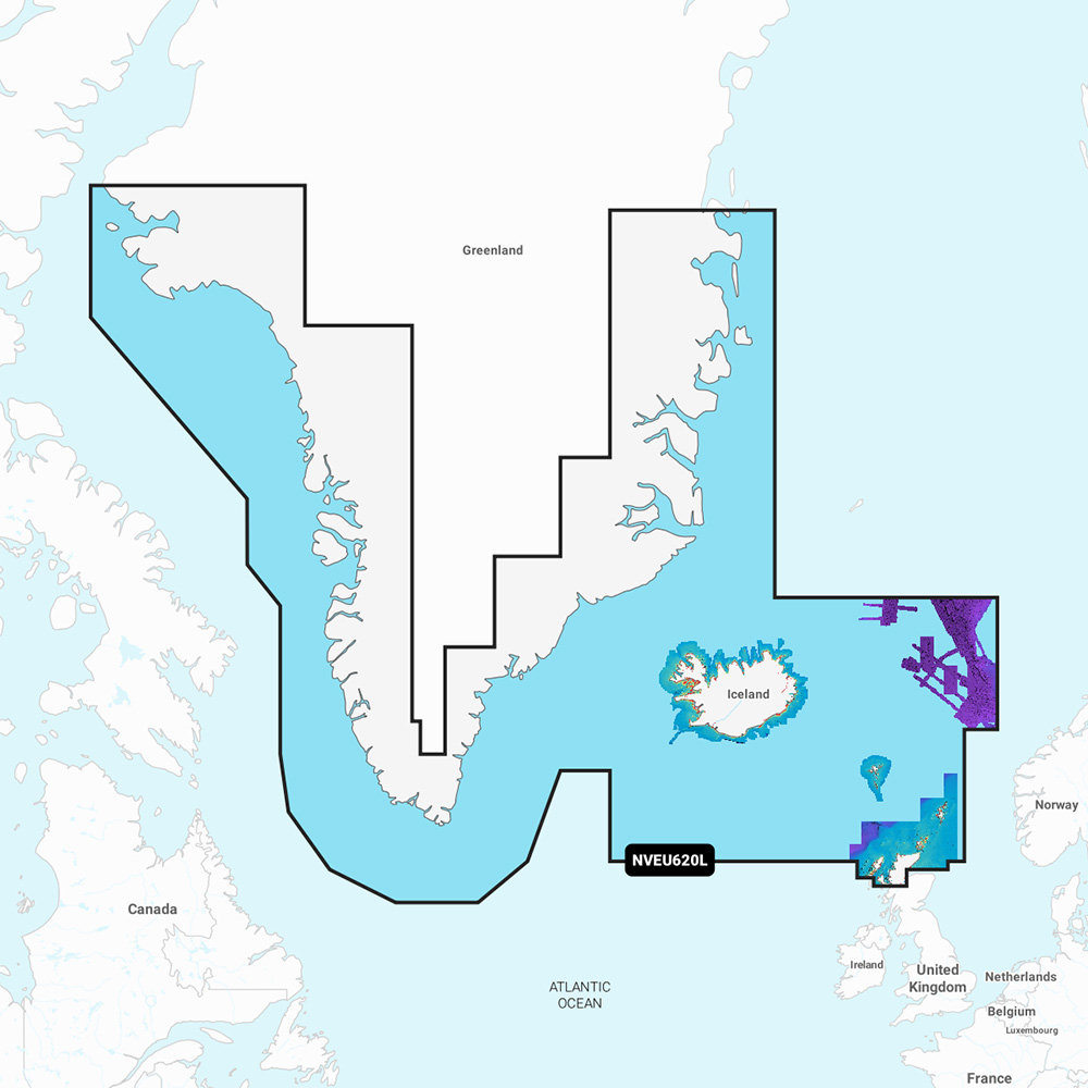 Garmin Navionics Vision+™ NVEU620L Greenland & Iceland - Image 2