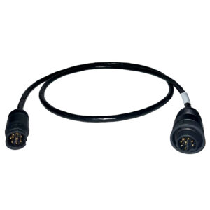 Alternative view of Echonautics 1M Adapter Cable w/Male 8-Pin Black Box Connector f/Echonautics 300W, 600W & 1kW Transducers