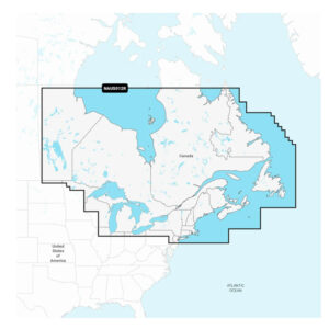 Alternative view of Navionics NAUS012R - Canada, East & Great Lakes - Navionics+