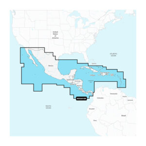 Alternative view of Garmin Navionics+™ NSSA010R Central America & Caribbean