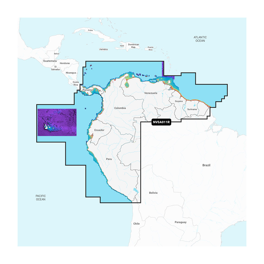 Garmin Navionics Vision+™ NVSA011R South America (North) - Image 2
