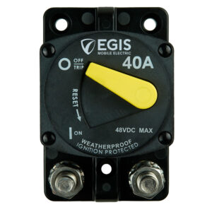 Alternative view of Egis 40A Surface Mount 87 Series Circuit Breaker