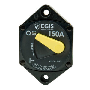 Alternative view of Egis 150A Panel Mount 87 Series Circuit Breaker