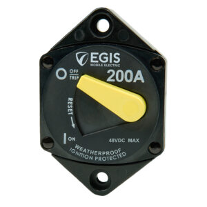 Alternative view of Egis 200A Panel Mount 87 Series Circuit Breaker