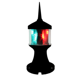 Alternative view of Lunasea Tri-Color/Anchor Zero Emission Light Fixture - 12V - Black