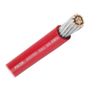 Alternative view of Pacer Red 1/0 AWG Battery Cable - 50'