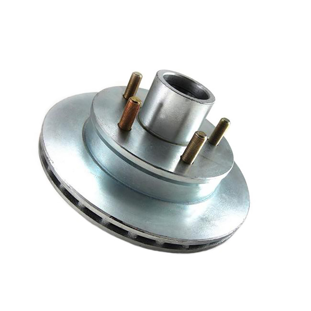 Load Rite Rotor Complete Kit Vented 9.75" Integral, No Grease 5 Stud Dacromet Finish Knott - Image 2