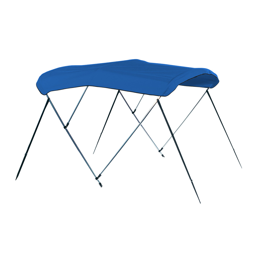 Carver 3 Bow 4681U Bimini Top with Boot - Pacific Blue Acrylic - Image 2