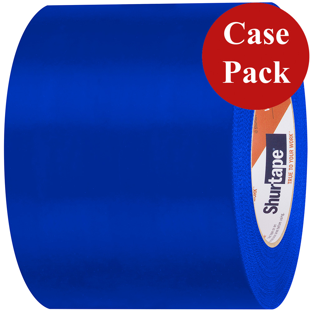 Shurtape UV-Resistant Marine Heat Shrink Tape - 96MM x 55M Roll - Serrated Edge Blue *Case of 12 Rolls* - Image 2