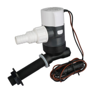 Alternative view of Commodore 1100 GPH Angled Livewell Pump - 12V