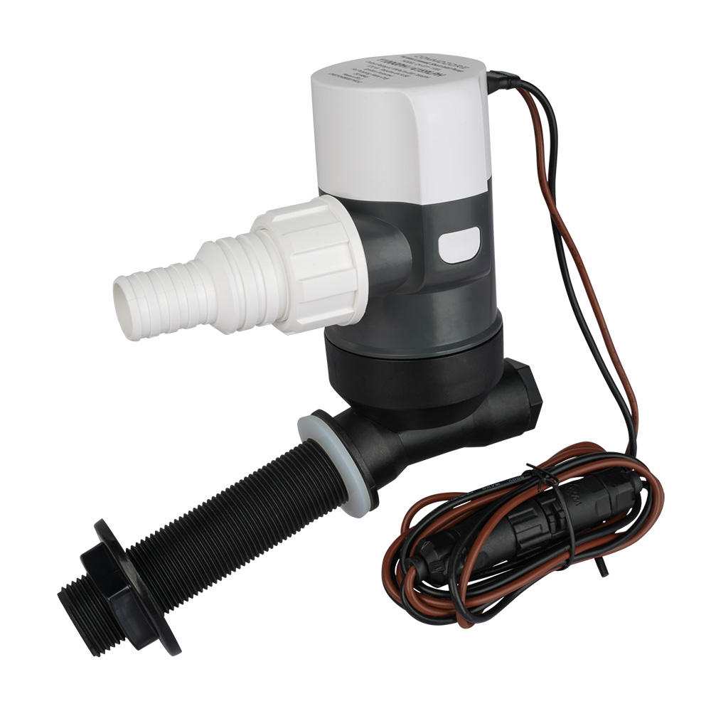 Commodore 1100 GPH Angled Livewell Pump - 12V - Image 2