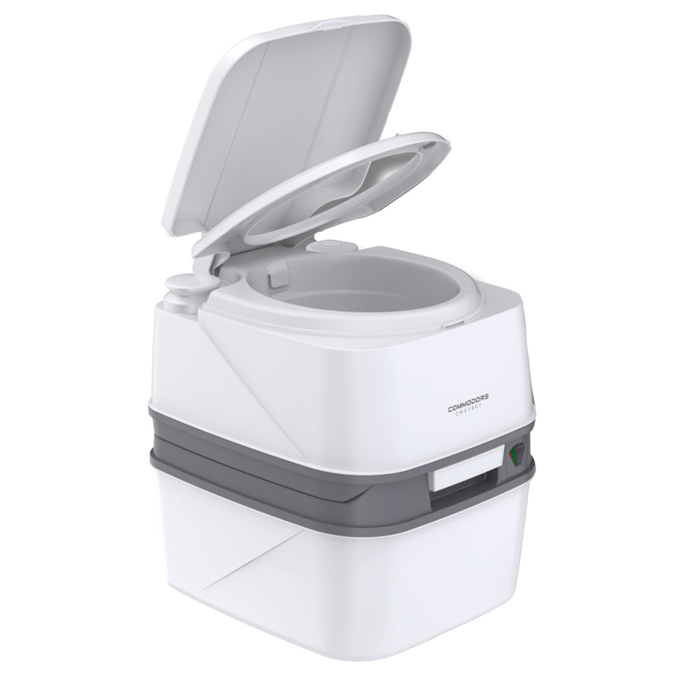 Commodore Premium Portable Travel Toilet - Injection Molded - 18L/4.75 Gallon - Image 2