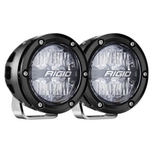 Alternative view of RIGID Industries 360-Series RGBW 4" Offroad Lamp Drive Beam w/RGBW Backlight Pods - Set of 2