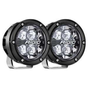 Alternative view of RIGID Industries 360-Series RGBW 4" Offroad Spot Beam w/RGBW Backlight Pods - Set of 2