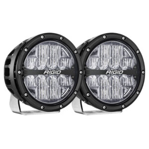 Alternative view of RIGID Industries 360-Series RGBW 6" Offroad Lamp Drive Beam w/RGBW Backlight Pods - Set of 2