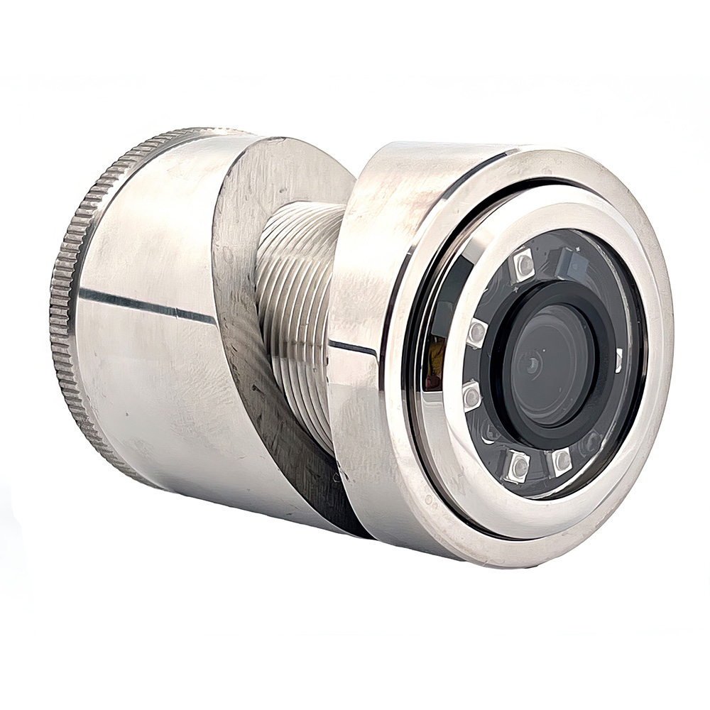 Iris 3MP Compact 316L Stainless Steel Thru-Hull/Panel IP Camera - 3.6mm Lens - Image 2