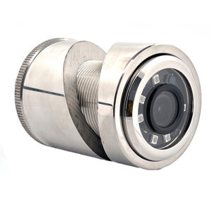 Alternative view of Iris 3MP Compact 316L Stainless Steel Thru-Hull/Panel IP Camera - 2.8mm Lens