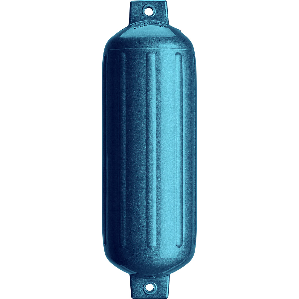 Polyform G-5 Twin Eye Fender 8.8" x 26.8" - Metallic Blue - Image 3