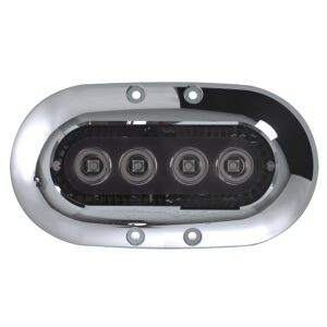 Alternative view of OceanLED X-Series X4 Colours w/Stainless Steel Bezel