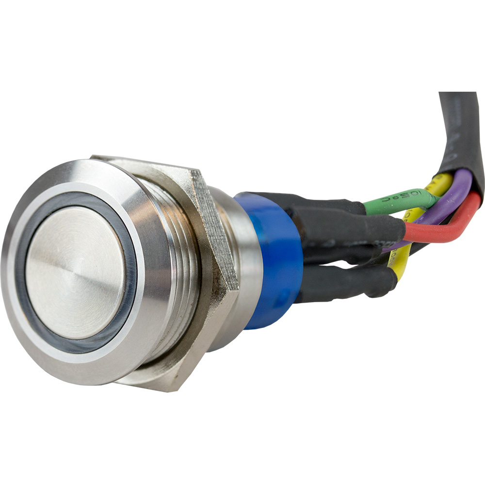 Sea-Dog LED Push Button On/Off Switch - Formed 304 Stainless Steel - Image 2