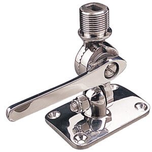 Alternative view of Sea-Dog Adjustable Antenna Base - Deck Mount - Investment Cast 316 Stainless Steel