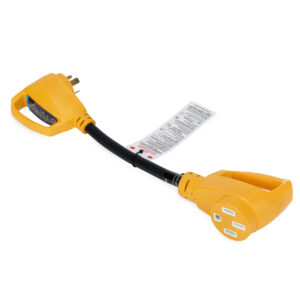 Alternative view of Camco Power Grip RV 18" 30Amp Circuit Analyzer Dogbone - Integrated Surge Protection