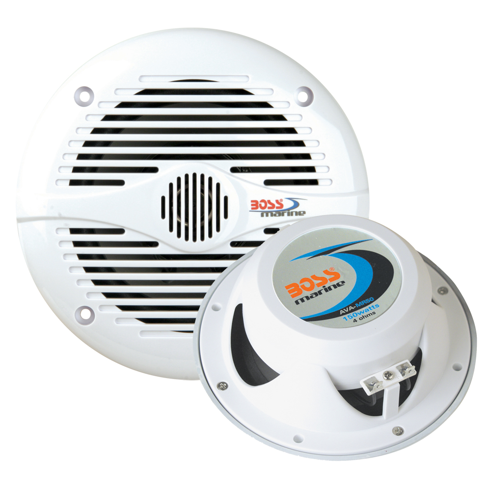 Boss Audio MR60 6.5" Round Speakers - White - Pair - Image 2