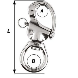 Alternative view of Wichard HR Snap Shackle - Large Bail - Length 105mm