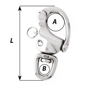 Alternative view of Wichard 3-7/8" Snap Shackle w/Swivel & Clevis Pin