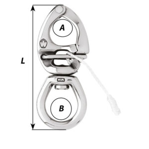 Alternative view of Wichard HR Quick Release Snap Shackle With Large Bail - 90mm Length - 3-35/64"
