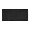 Sea Brackets 18" Straight Trolling Motor Plate - Black