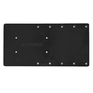 Sea Brackets 16" Straight Trolling Motor Plate f/Garmin Kraken - Black
