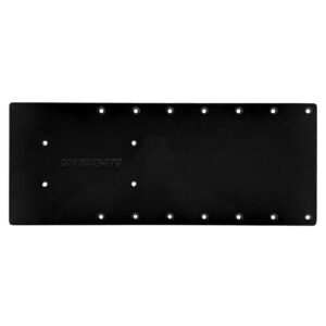 Sea Brackets 20" Straight Trolling Motor Plate f/Garmin Kraken - Black