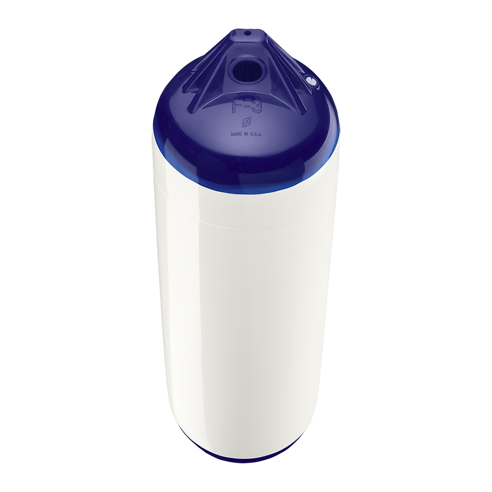 Polyform F-3 Twin Eye Fender 8.2" x 30" - White - Image 2