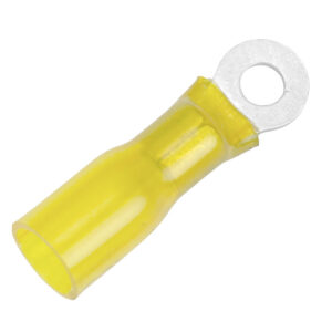 Pacer 12-10 AWG Heat Shrink Ring Terminal - #10 Stud Size - 100 Pack