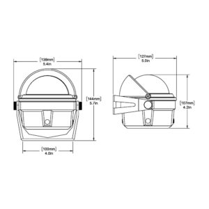 Alternative view of Ritchie B-80 Voyager Compass - Bracket Mount - Black