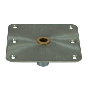 Springfield KingPin™ Standard Square Steel Base w/Brass - 7"x7"