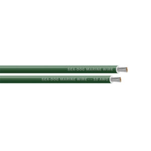 Sea-Dog 10 AWG Green Primary Wire - 100'