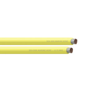 Sea-Dog 4/0 AWG Yellow Battery Cable - 25'