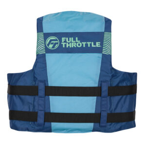 Alternative view of Full Throttle Adult Nylon Life Jacket - S/M - Blue/Black